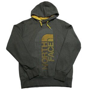 The North Face hoodie Men’s size S Small Grey Yellow